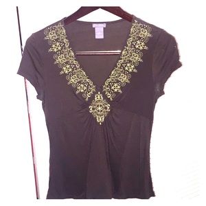 Ann Taylor brown size M shirt